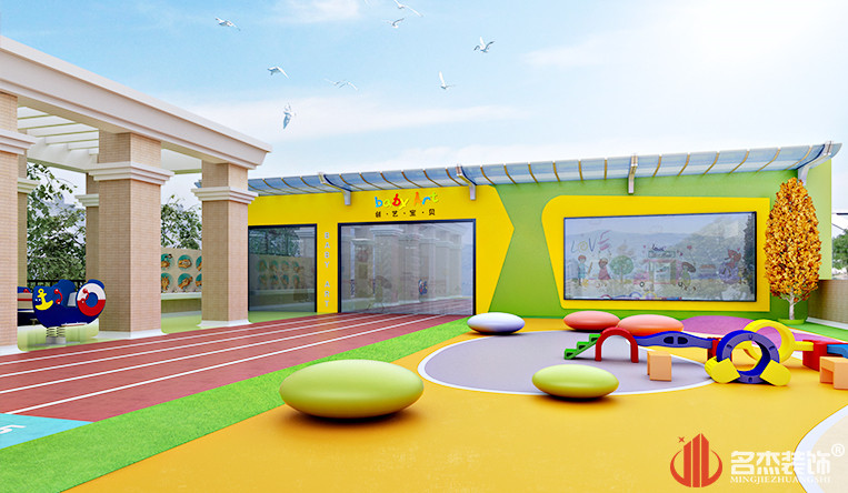 佛山早课堂外拓展活动区装修设计