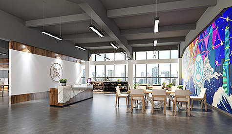 摩尔福商业公司办公室装修