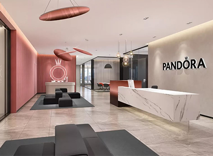Pandora上海办公总部是怎样做装修设计的