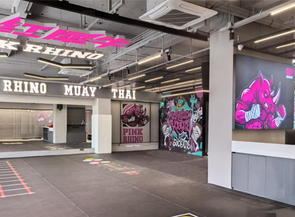 实力与美学的融合｜粉红犀牛泰拳馆专业训练空间圆满交付
